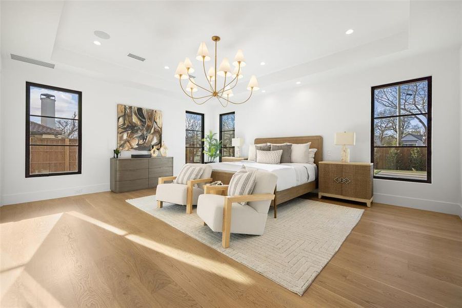 Furnished interior view inside a new home in , Dallas (Image 7).