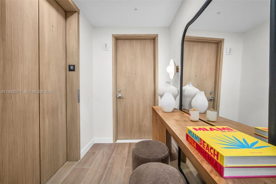 Furnished interior view inside a new home in , Pompano Beach (Image 8).