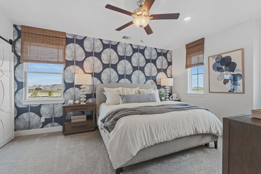Representative furnished interior of a home built from the Riverdale by Chesmar Homes in Bridgeland, Elgin (Image 12).