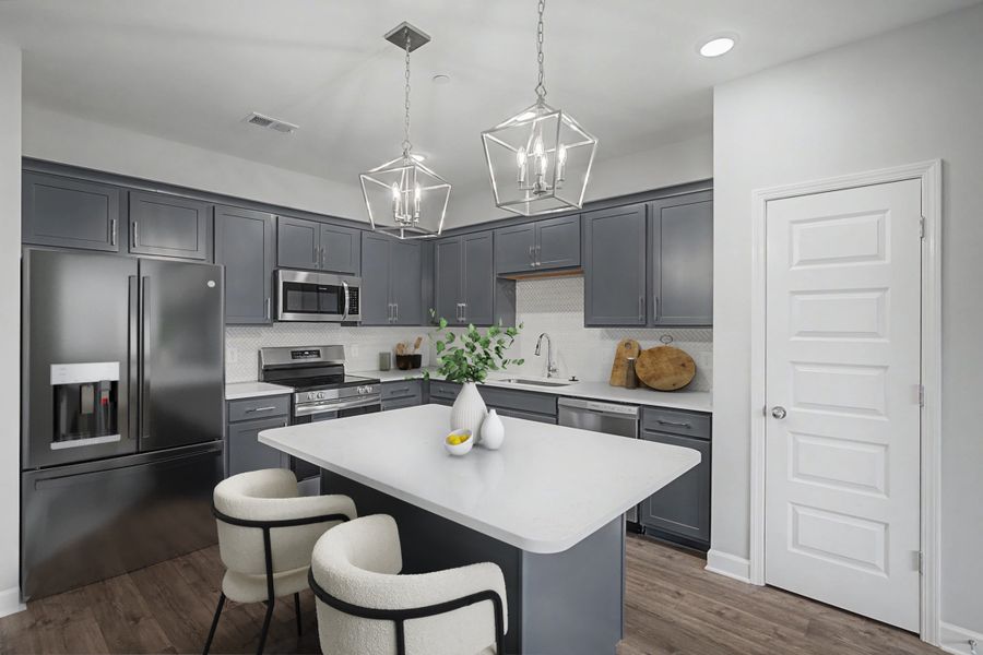 Furnished interior view inside a new home in Oxford Station, Gallatin (Image 7).