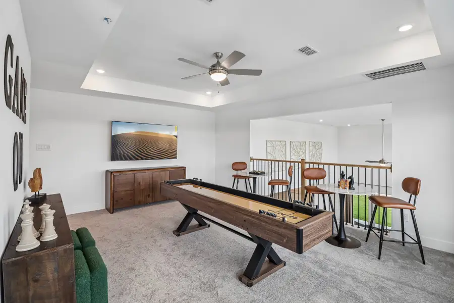 Representative furnished interior of a home built from the Sullivan by Taylor Morrison in Ryehill, Rosenberg (Image 18).