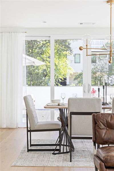 Furnished interior view inside a new home in , Atlanta (Image 10).