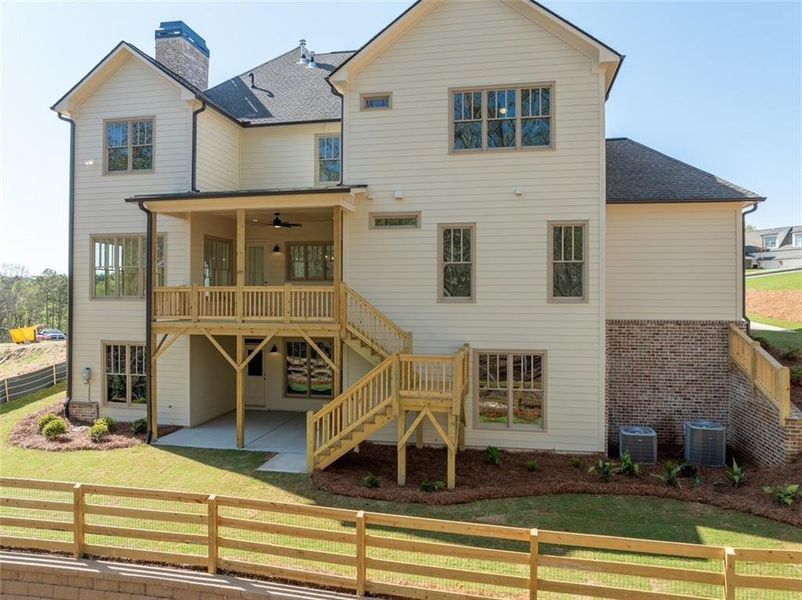 Exterior details and patio area of a home in , Marietta (Image 3).
