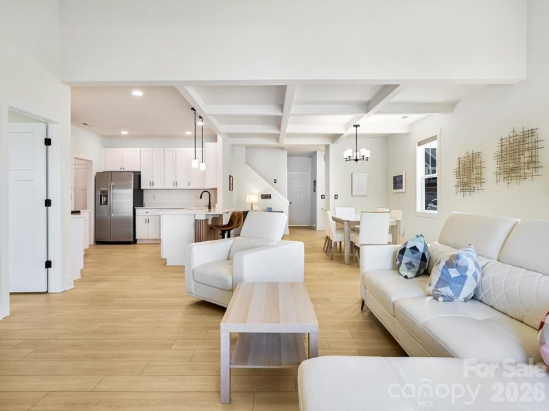 Great Room for entertaining.