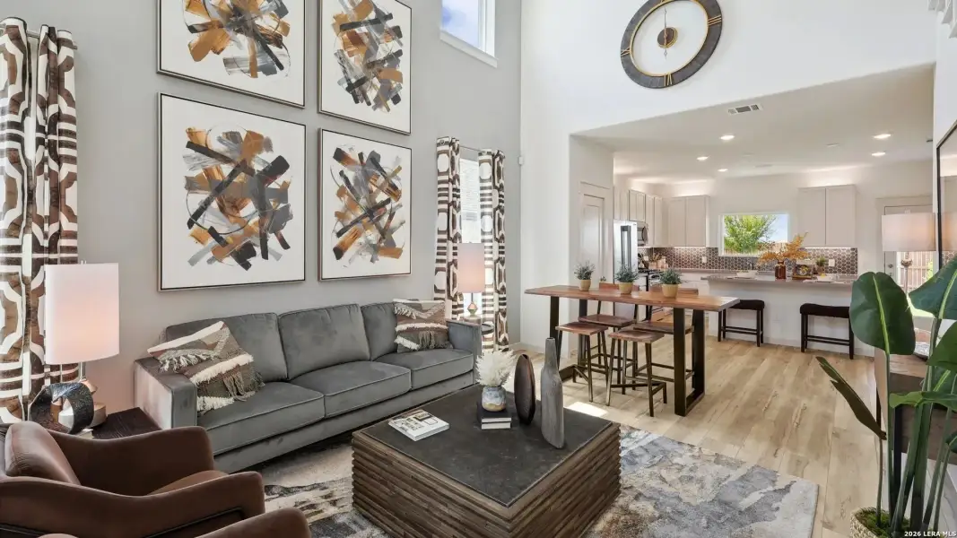 Furnished interior view inside a new home in Prominence Journey, San Antonio (Image 3).