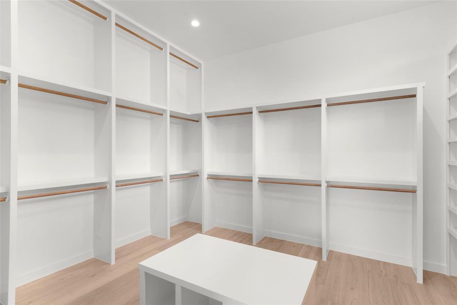 Spacious closet Spacious closet