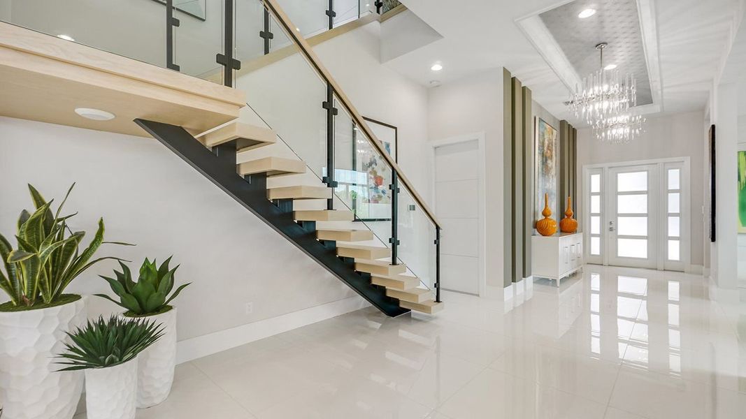 Stairs to Second Floor