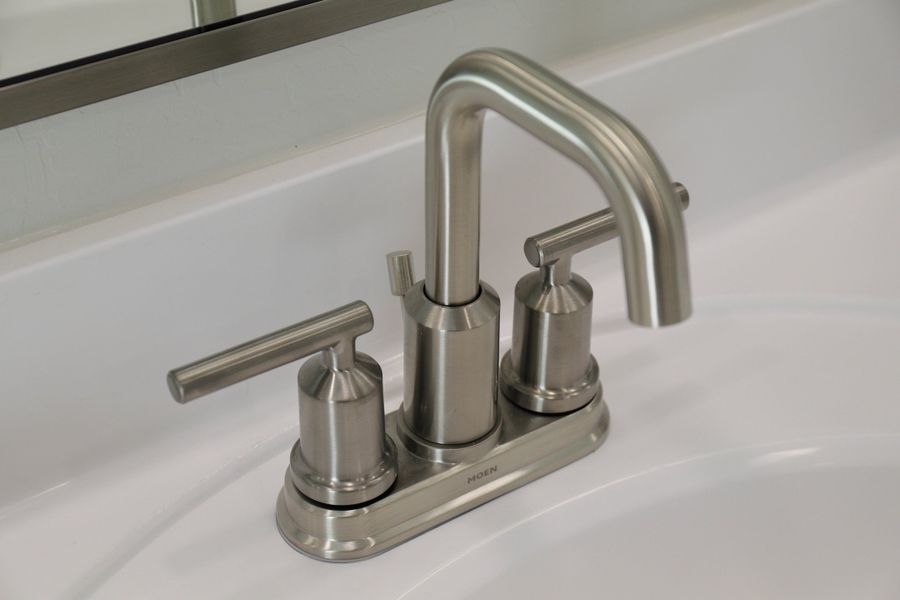 Not actual home - Coastal Collection finishes - Faucet detail