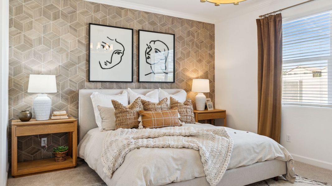 Furnished interior view inside a new home in Desert Moon Estates, Buckeye (Image 13). Furnished interior view inside a new home in Desert Moon Estates, Buckeye (Image 13).