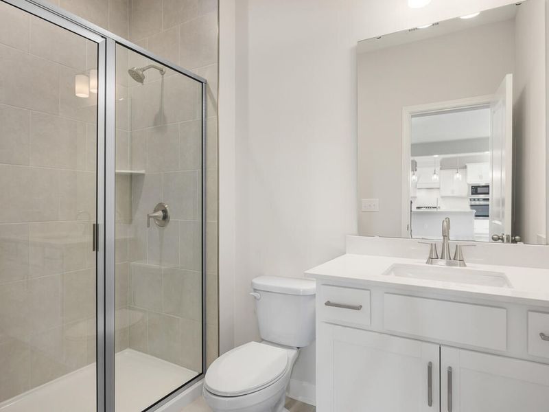 Furnished interior view inside a new home in Retreat at North Main, Lillington (Image 5).