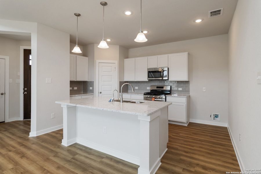 Furnished interior view inside a new home in Hickory Ridge, Elmendorf (Image 11).