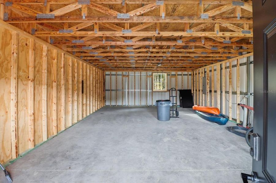 In-progress construction of a new home in , Inglis, FL (Image 71).