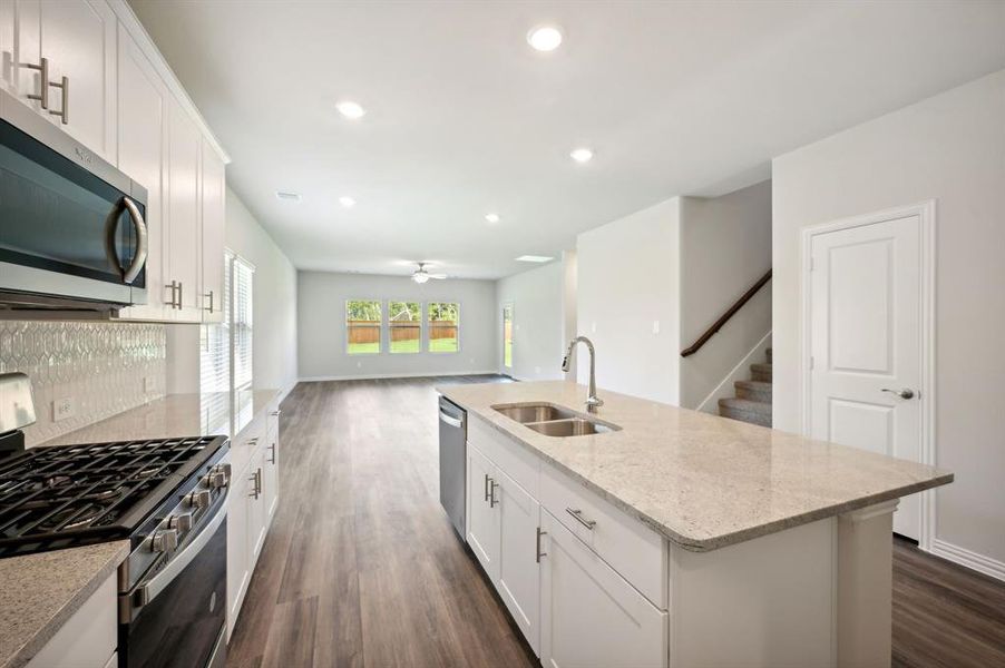 Photo is not of the actual home, but is an inspirational photo of builder’s model home and may depict options, furnishings, and/or decorator features that are not included.