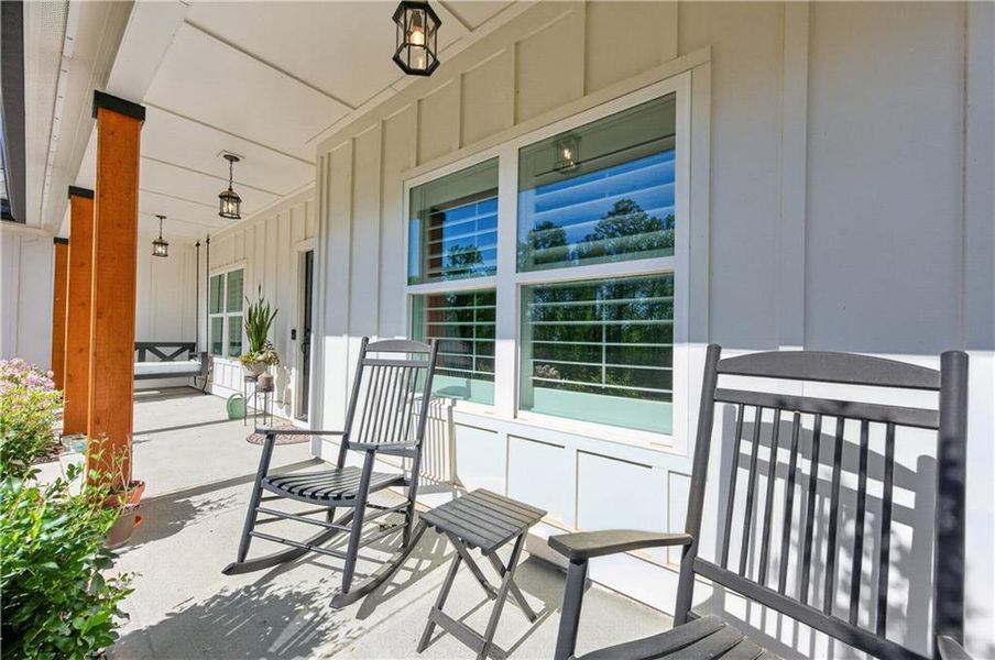 Exterior details and patio area of a home in , Dahlonega (Image 3).