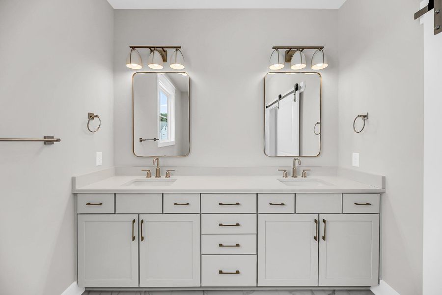 Furnished interior view inside a new home in , Awendaw (Image 5).