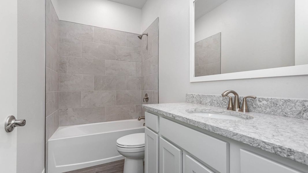 Representative furnished interior of a home built from the Redbud by D.R. Horton in Riverwalk of Cocoa, Cocoa (Image 8).