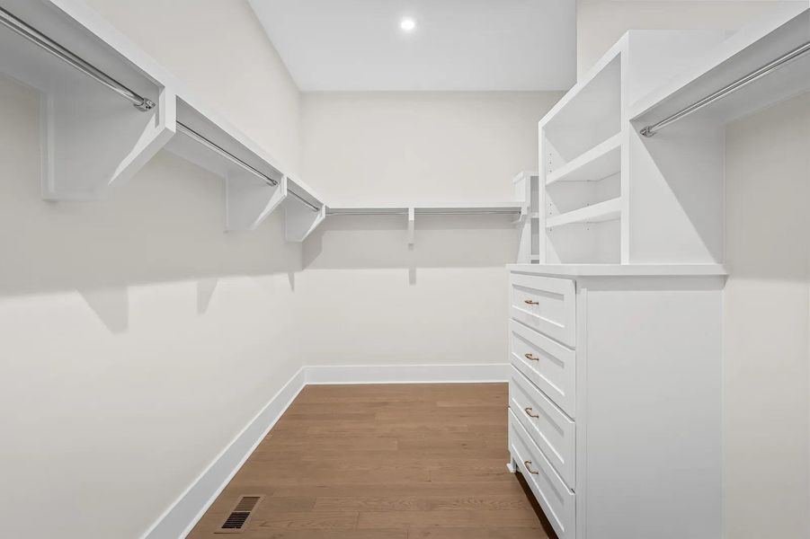 The Belvidere A Primary Suite Closet