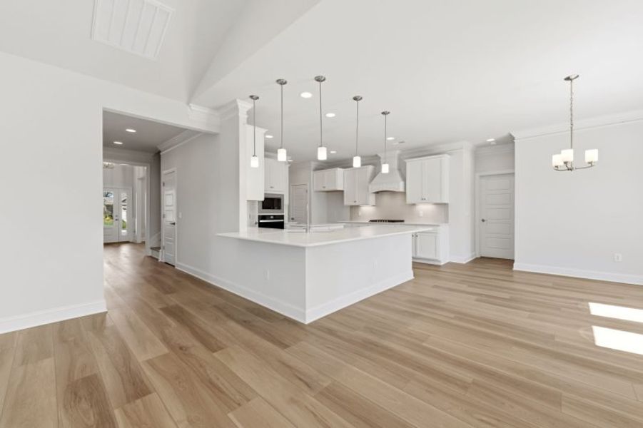 Representative furnished interior of a home built from the Cosmopolitan by Keystone Homes NC in Weybridge, Burlington (Image 9). Representative furnished interior of a home built from the Cosmopolitan by Keystone Homes NC in Weybridge, Burlington (Image 9).