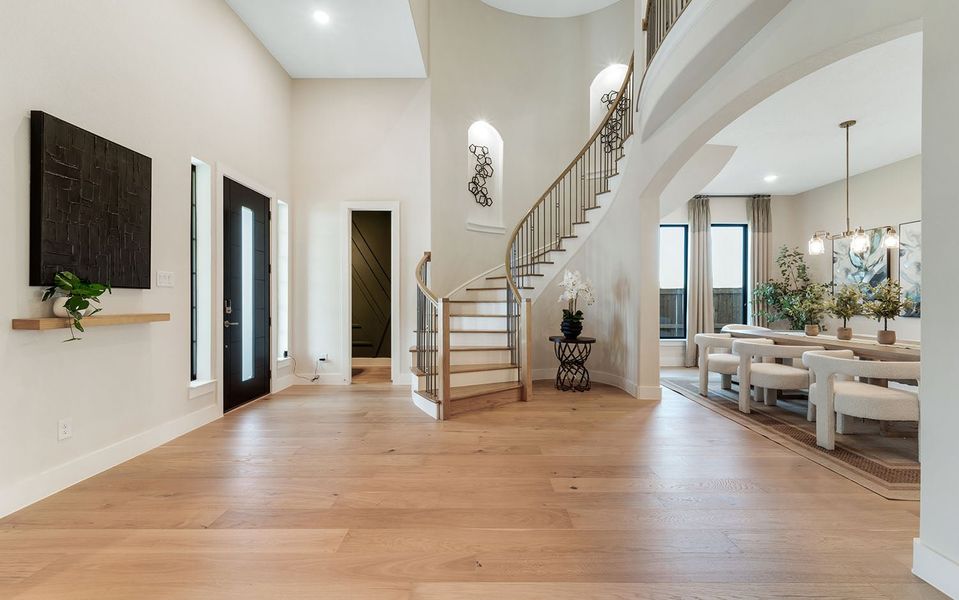 Furnished interior view inside a new home in Marvida, Cypress (Image 33).