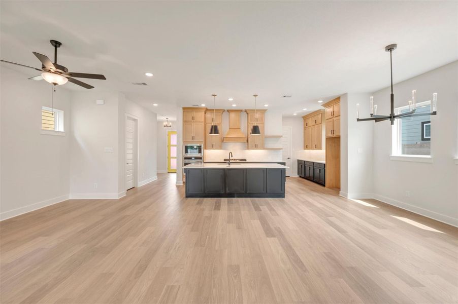 Furnished interior view inside a new home in Two Step Farm - Landmark Row Collection, Montgomery (Image 7).