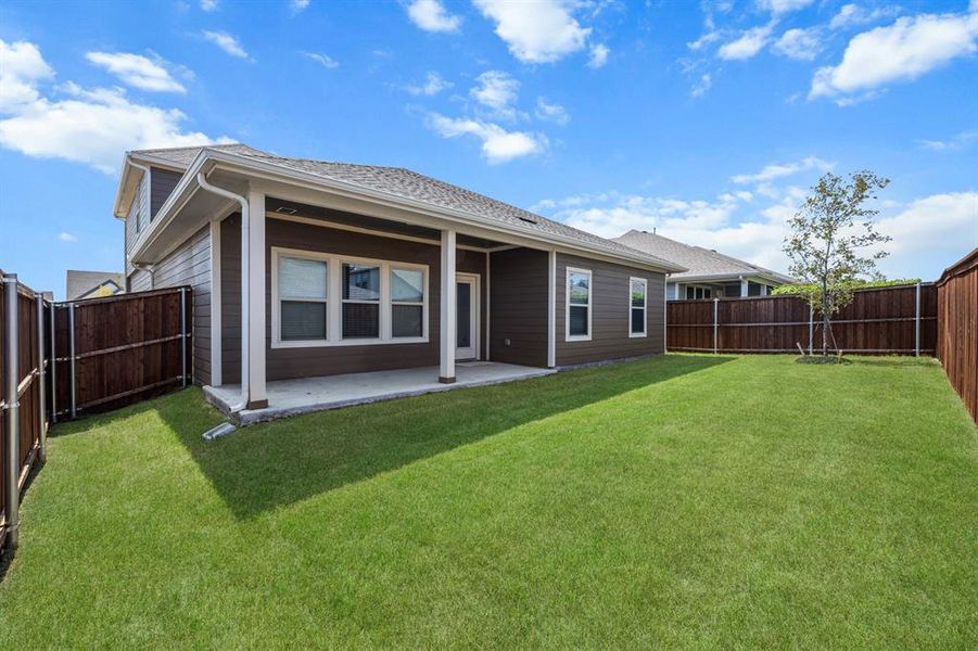 Front exterior of a new home in , Providence Village, TX, highlighting curb appeal (Image 19).