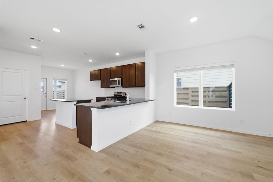 Furnished interior view inside a new home in Austin Point, Richmond (Image 10).