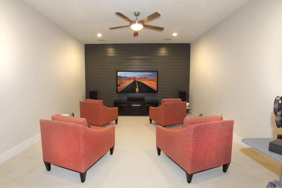 The Castella II Media Room The Castella II Media Room