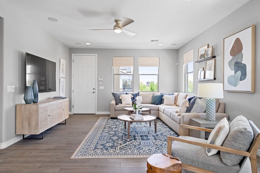 Furnished interior view inside a new home in Rancho Mercado, Surprise (Image 8).