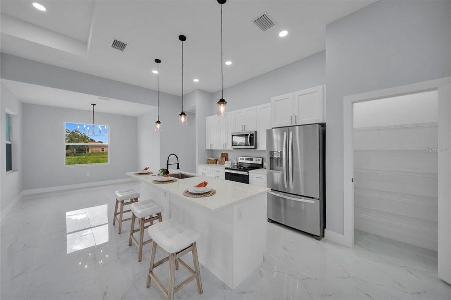 Furnished interior view inside a new home in , Lehigh Acres (Image 7).