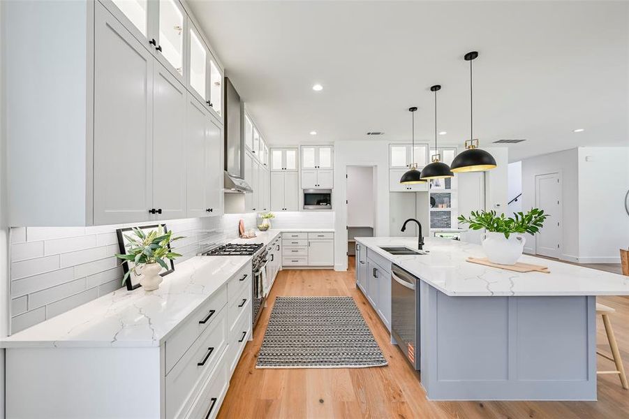 Furnished interior view inside a new home in , Dallas (Image 5).