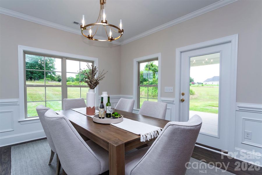 Furnished interior view inside a new home in , Monroe (Image 17). Furnished interior view inside a new home in , Monroe (Image 17).