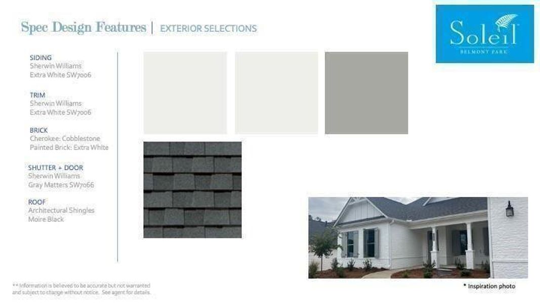 Sample of building materials used in homes in Soleil Belmont Park, Canton (Image 42). Sample of building materials used in homes in Soleil Belmont Park, Canton (Image 42).