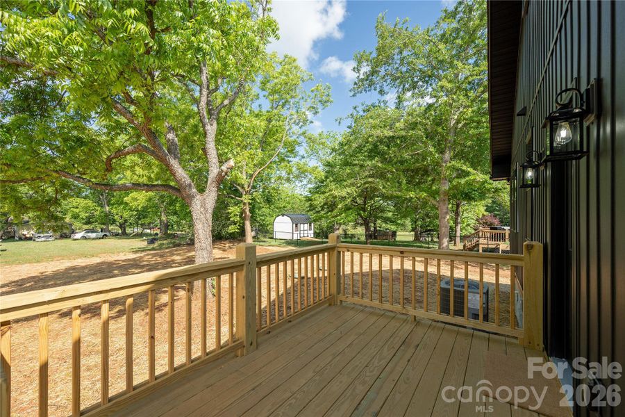 Exterior details and patio area of a home in , Rutherfordton (Image 16).