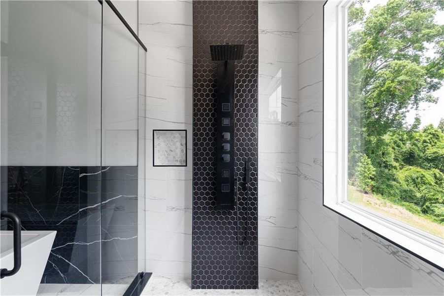 Furnished interior view inside a new home in , Atlanta (Image 16).