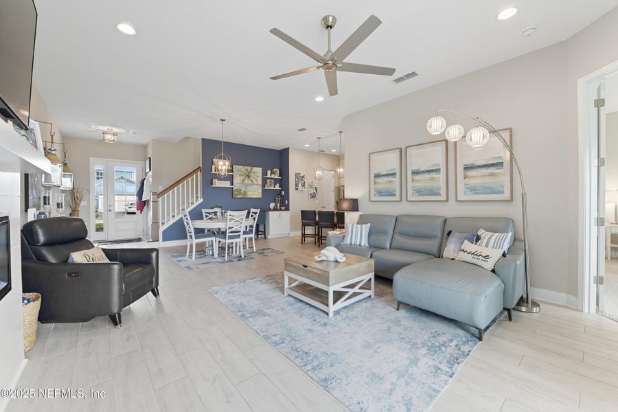 Furnished interior view inside a new home in , St. Johns (Image 6). Furnished interior view inside a new home in , St. Johns (Image 6).