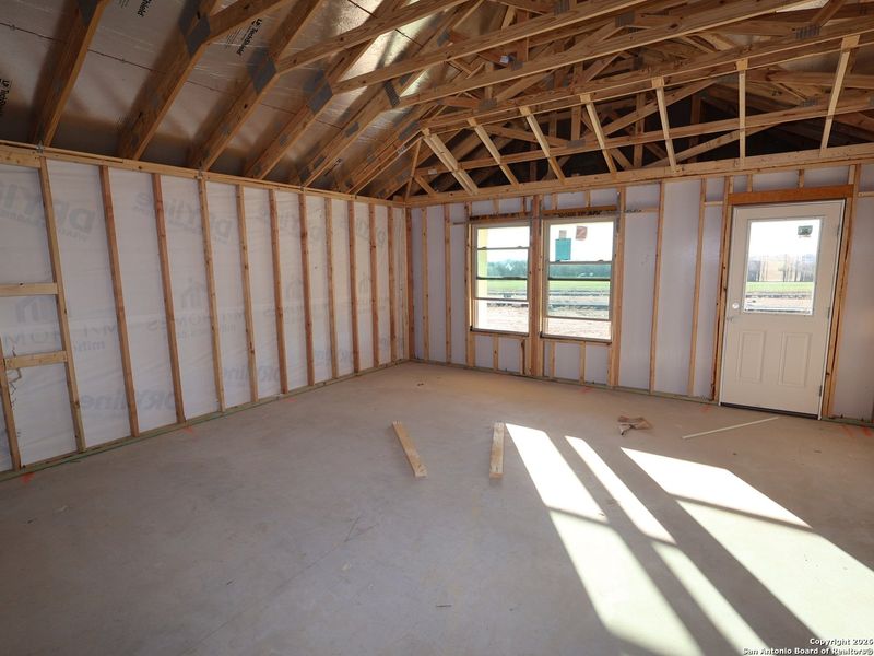 In-progress construction of a new home in Mesquite Ridge, San Antonio, TX (Image 22).