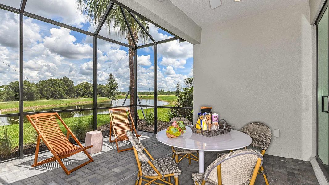 Exterior details and patio area of a home in Windward, Sarasota (Image 4). Exterior details and patio area of a home in Windward, Sarasota (Image 4).