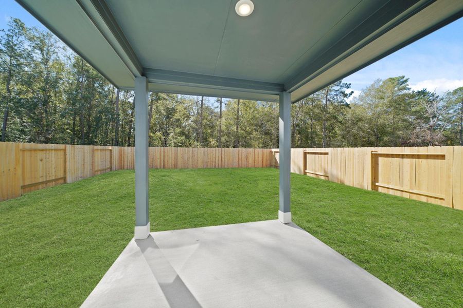 Exterior details and patio area of a home in Maple Heights, Porter (Image 16). Exterior details and patio area of a home in Maple Heights, Porter (Image 16).