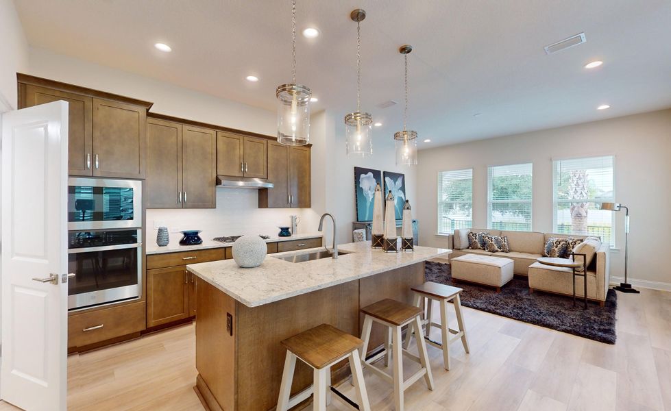Representative furnished interior of a home built from the Bartram - B - Townhome Series by ICI Homes in West End at Town Center, Ponte Vedra (Image 6). Representative furnished interior of a home built from the Bartram - B - Townhome Series by ICI Homes in West End at Town Center, Ponte Vedra (Image 6).