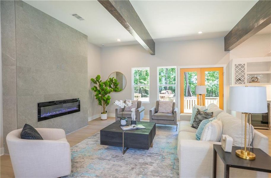 Furnished interior view inside a new home in , Snellville (Image 8).