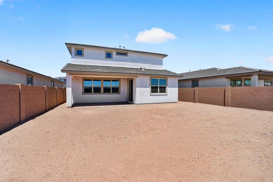 Exterior details and patio area of a home in Artisan at Asante, Surprise (Image 3).