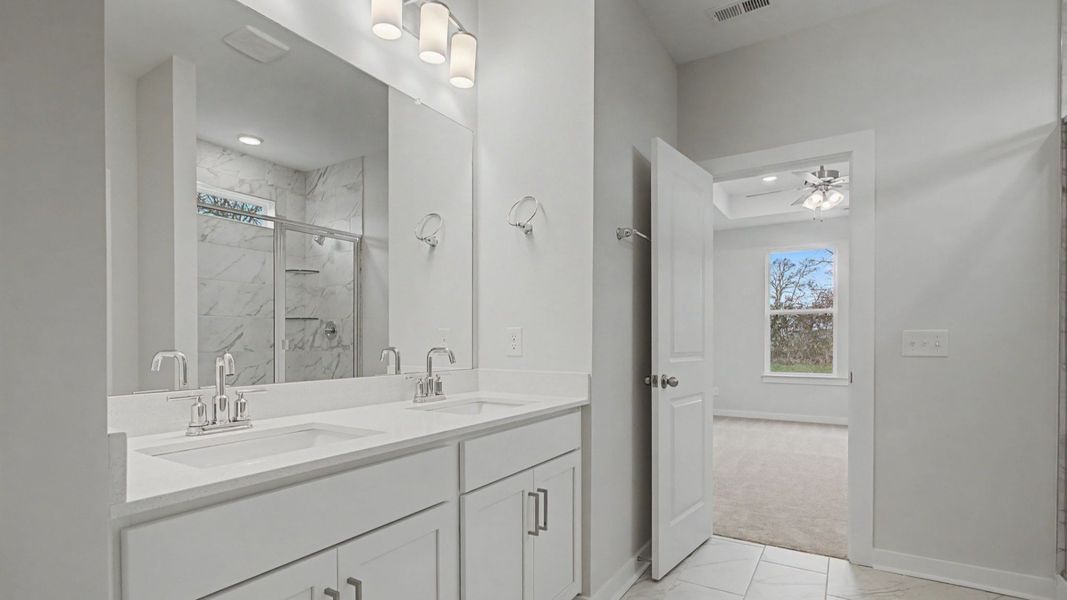 Furnished interior view inside a new home in Cottages of Bearwood, Mount Pleasant (Image 29).