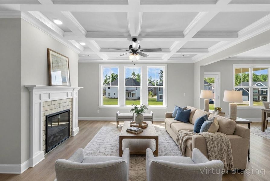 Furnished interior view inside a new home in Tillery Park, Grovetown (Image 17). Furnished interior view inside a new home in Tillery Park, Grovetown (Image 17).