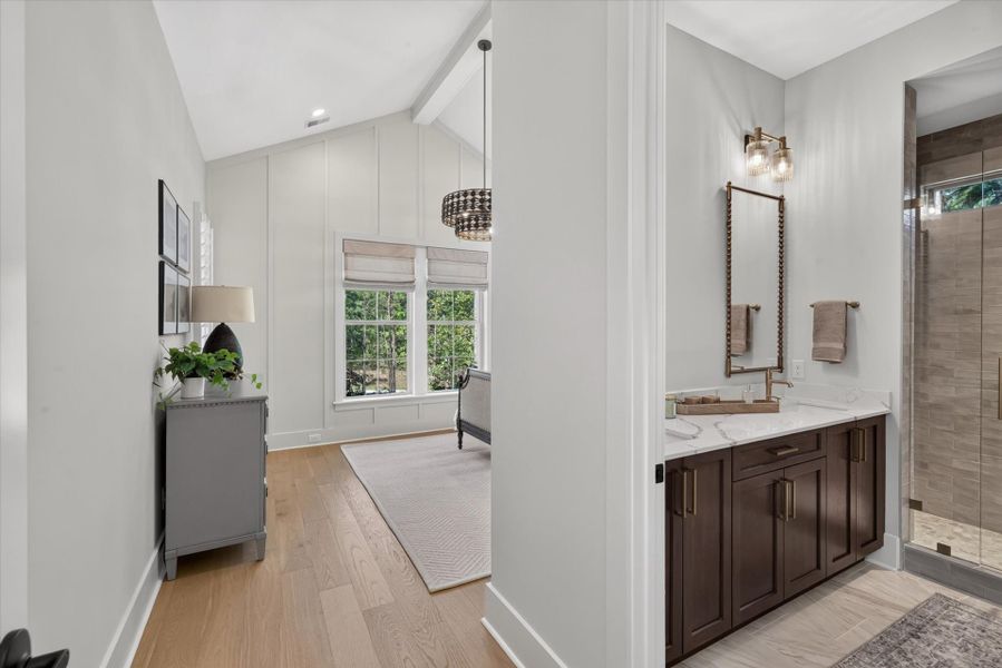 Furnished interior view inside a new home in Riverchase Estates, Lancaster (Image 23).