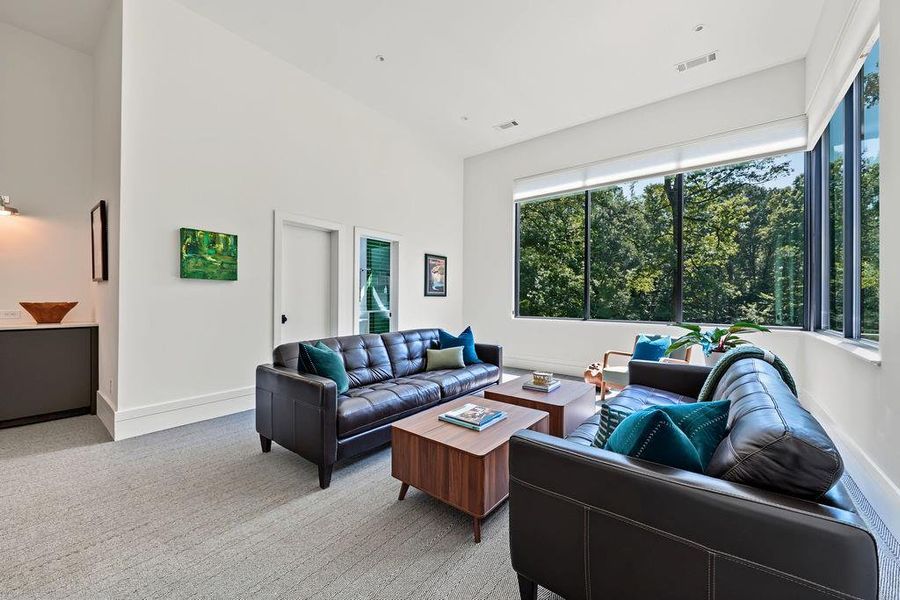 Furnished interior view inside a new home in , Atlanta (Image 86).