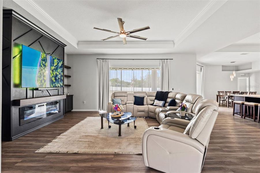 Furnished interior view inside a new home in , Weeki Wachee (Image 48).