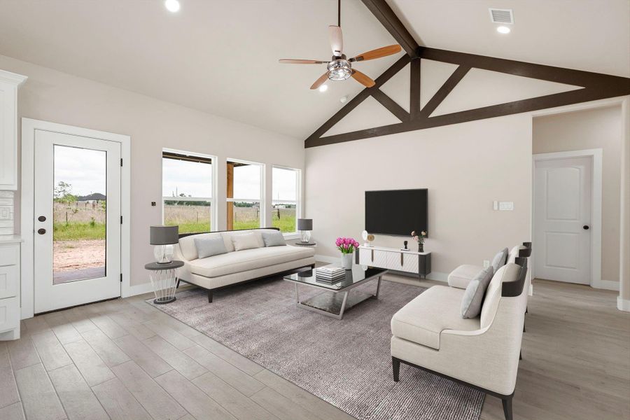 Furnished interior view inside a new home in , Franklin (Image 11).