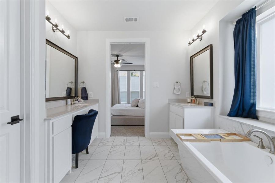 Furnished interior view inside a new home in , Corinth (Image 26).