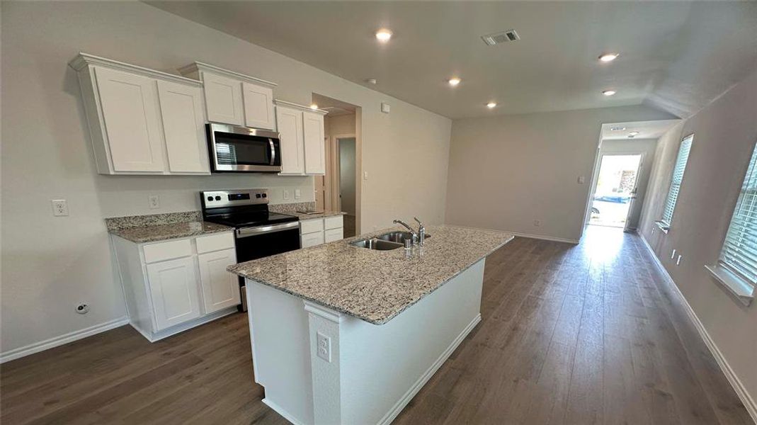 Furnished interior view inside a new home in Cartwright Ranch, Crandall (Image 4). Furnished interior view inside a new home in Cartwright Ranch, Crandall (Image 4).