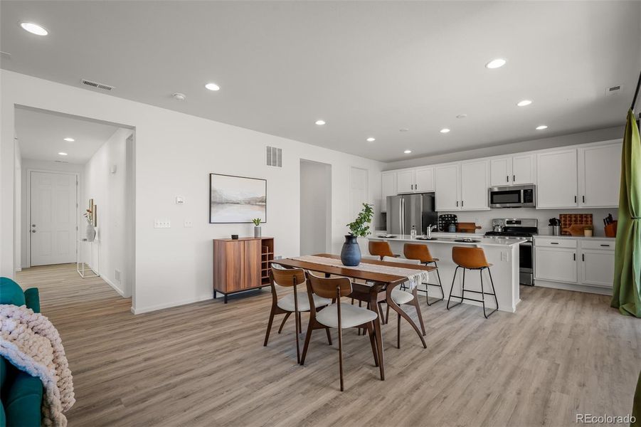 Furnished interior view inside a new home in , Colorado Springs (Image 45).